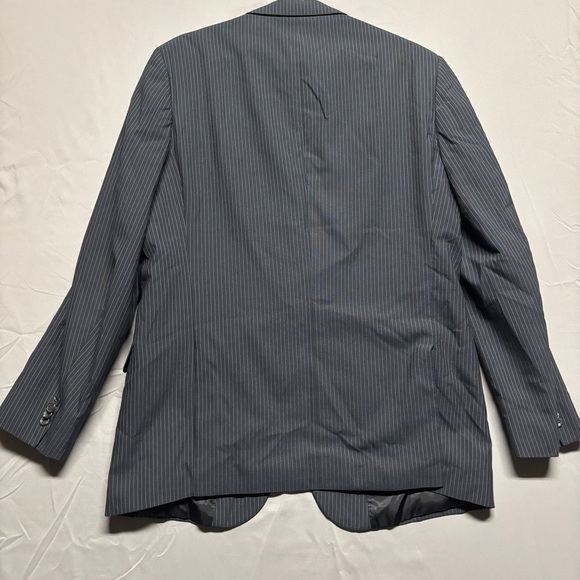 Kenneth Cole Reaction Charcoal Pinstripe Blazer - Picture 2 of 8